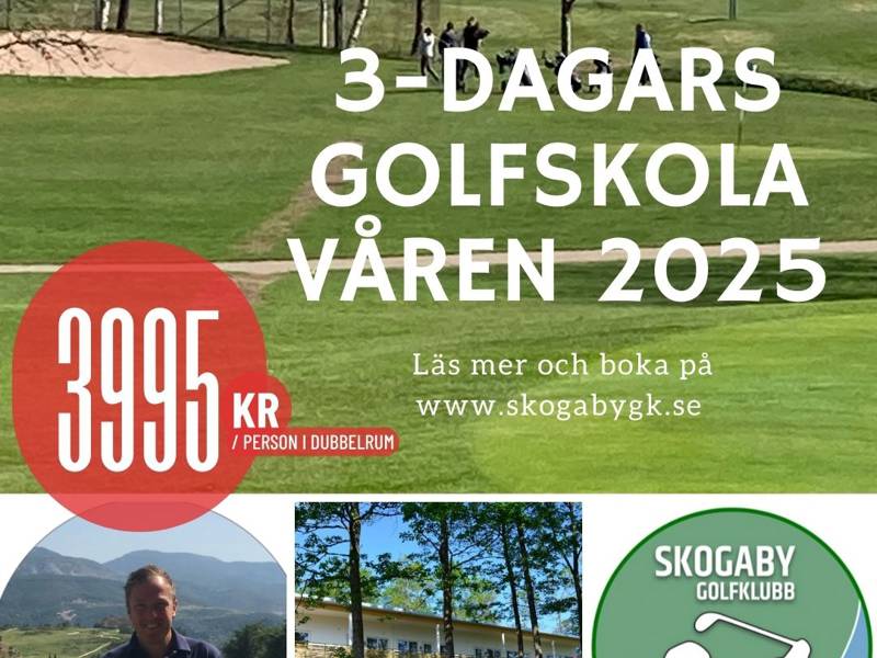 Golfskolor våren 2025