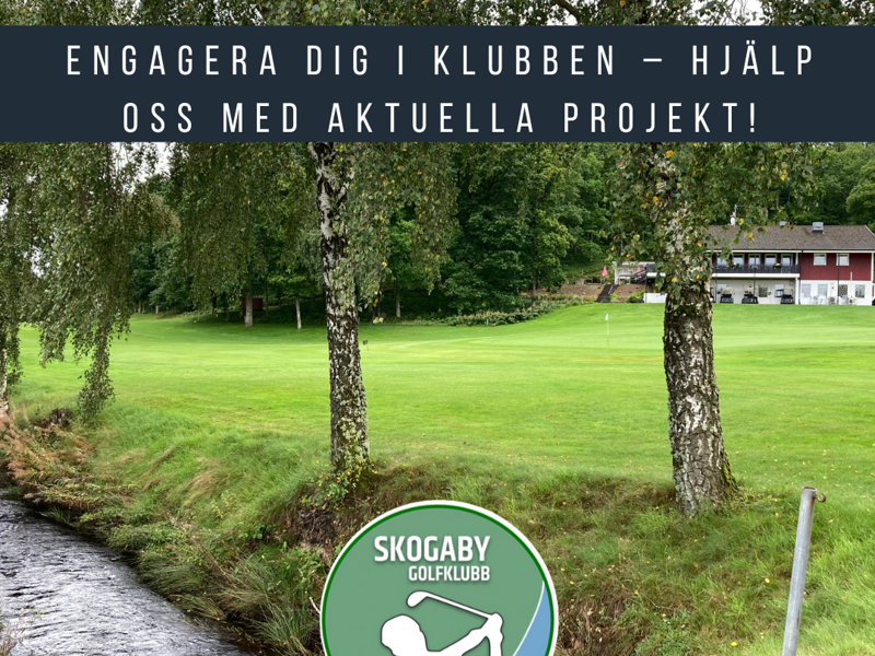 Engagera dig i klubben – Hjälp oss med aktuella projekt!